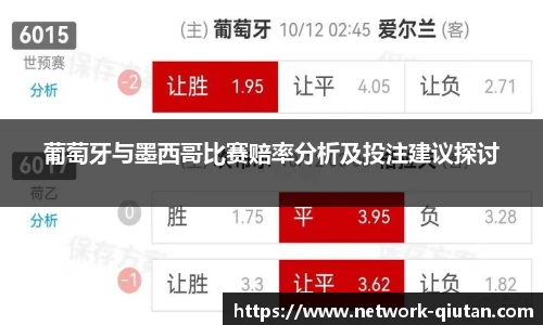 葡萄牙与墨西哥比赛赔率分析及投注建议探讨